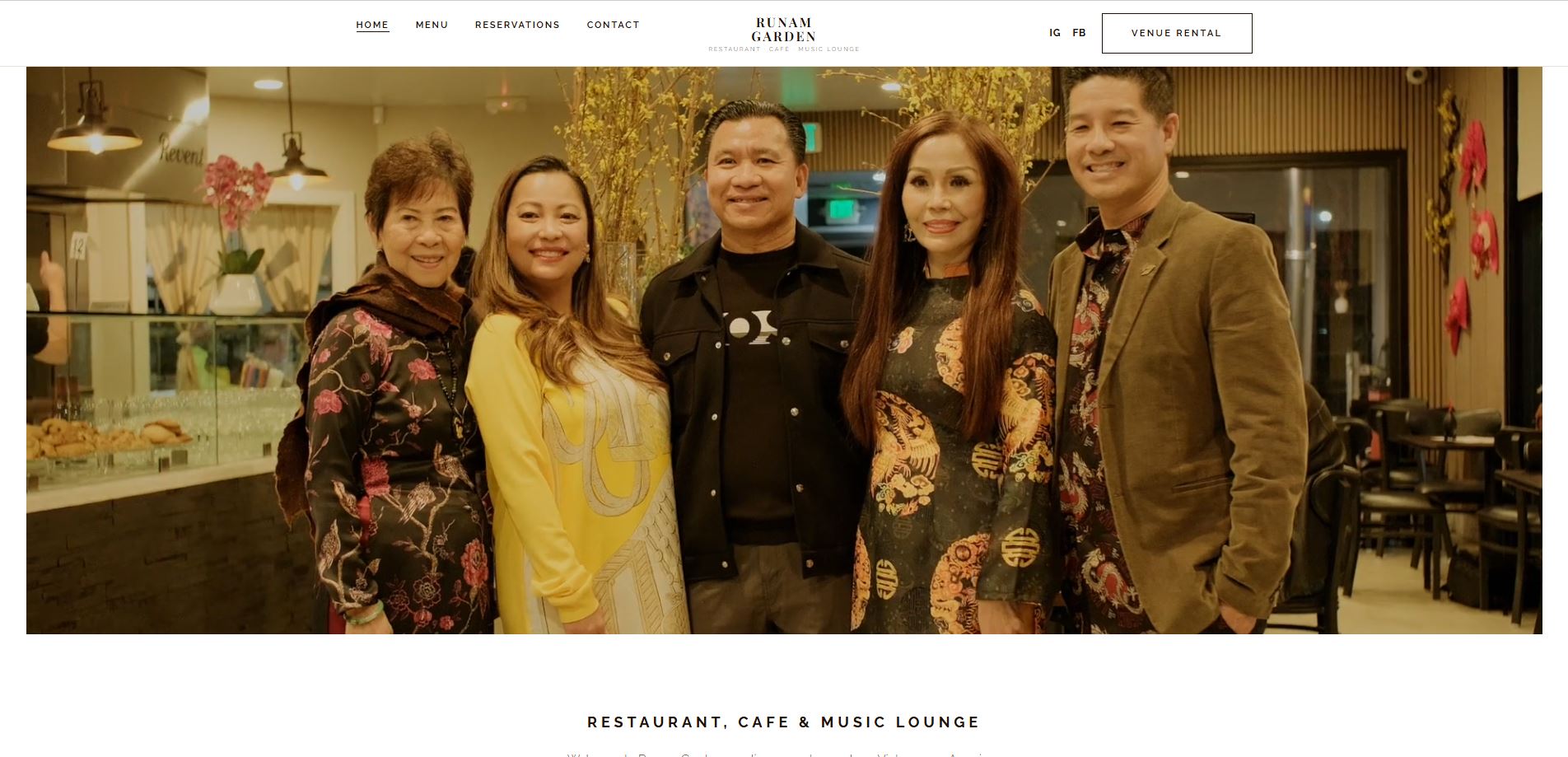 Runam Garden website